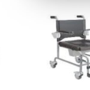 Large wheeled toilet chair